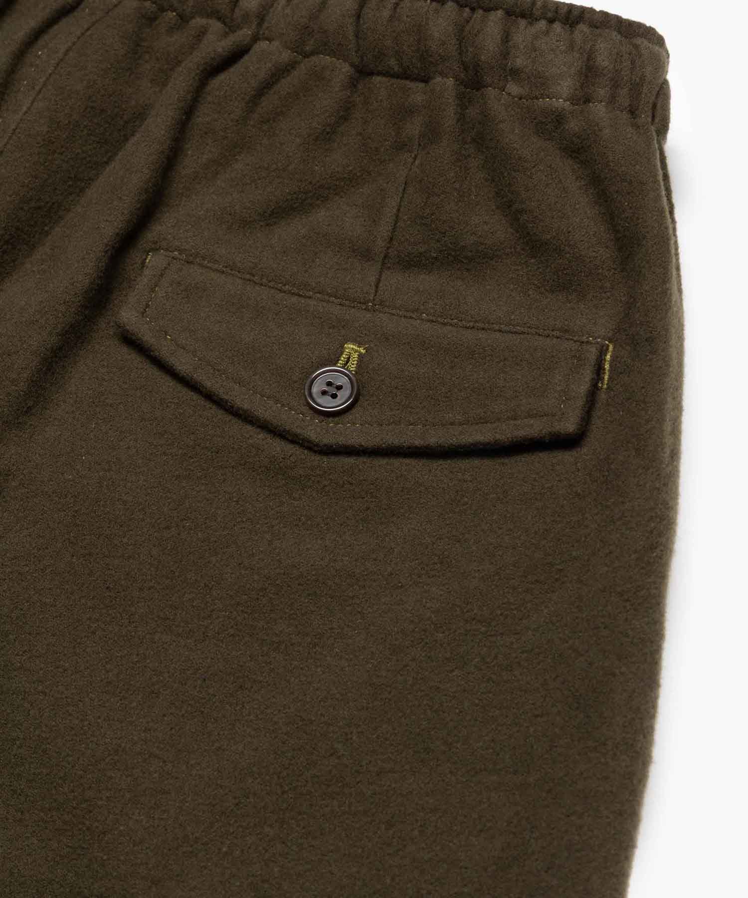 【予約商品】AIRY BRUSHED SATIN / DRAWSTRING TAPERED PANTS /M263129