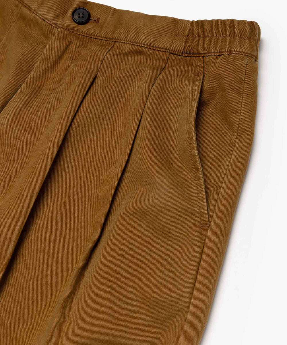 【予約商品】VINTAGE SULFUR CHINO / 2 TUCK WIDE EASY PANTS /M263114