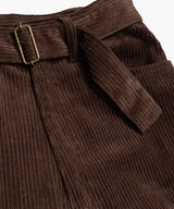 【予約商品】WIDE WALE CORDUROY / BELTED RELAX TAPERED PANTS /M263130