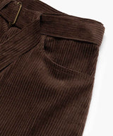 【予約商品】WIDE WALE CORDUROY / BELTED RELAX TAPERED PANTS /M263130