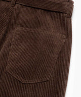 【予約商品】WIDE WALE CORDUROY / BELTED RELAX TAPERED PANTS /M263130
