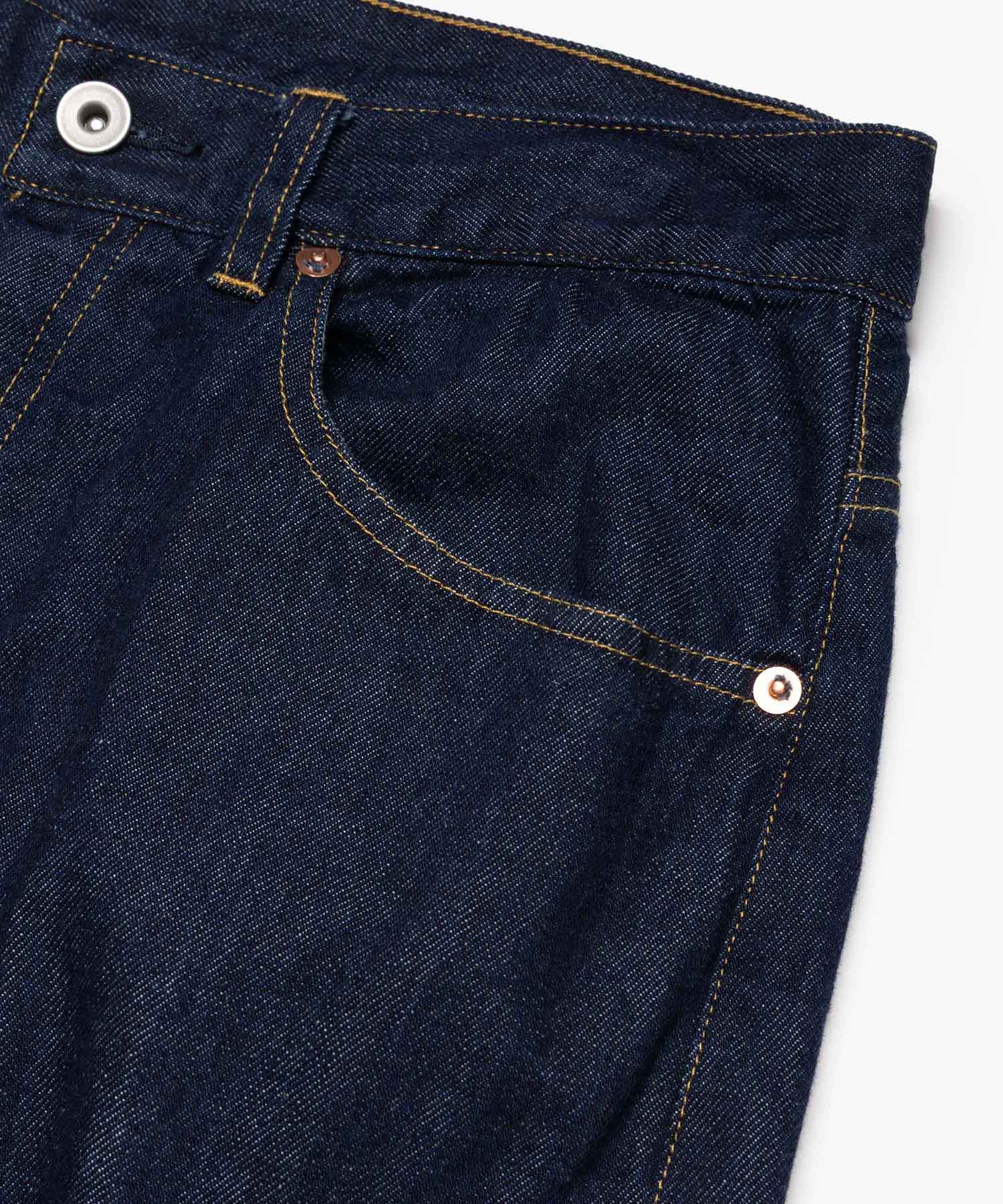 【予約商品】10oz NATURAL SLUB DENIM / WIDE STRIGHT PANTS /M263103