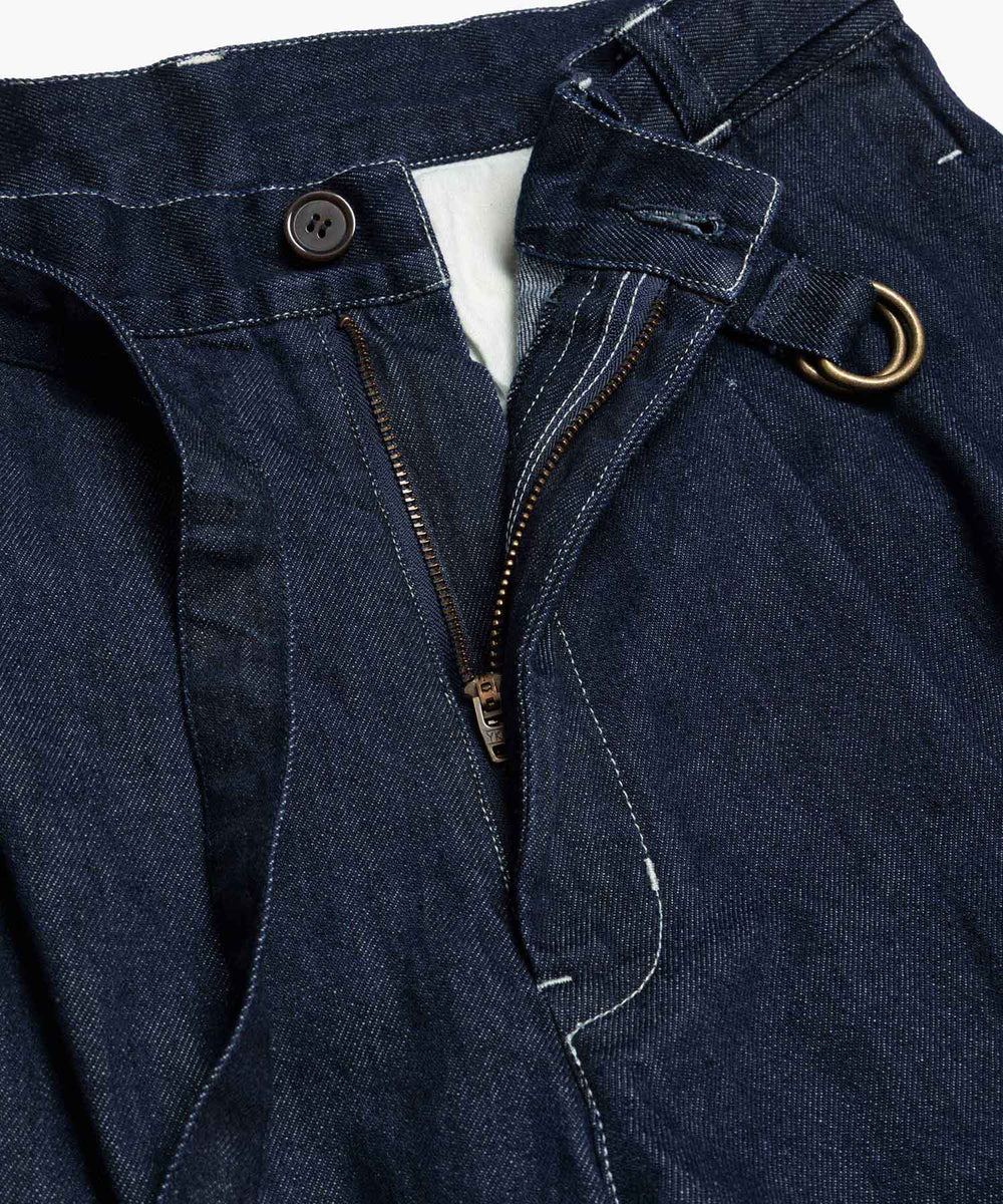 【予約商品】10oz NATURAL SLUB DENIM / BELTED WIDE TAPERD PANTS /M263104
