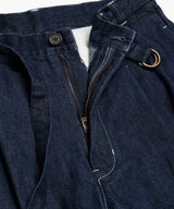 【予約商品】10oz NATURAL SLUB DENIM / BELTED WIDE TAPERD PANTS /M263104