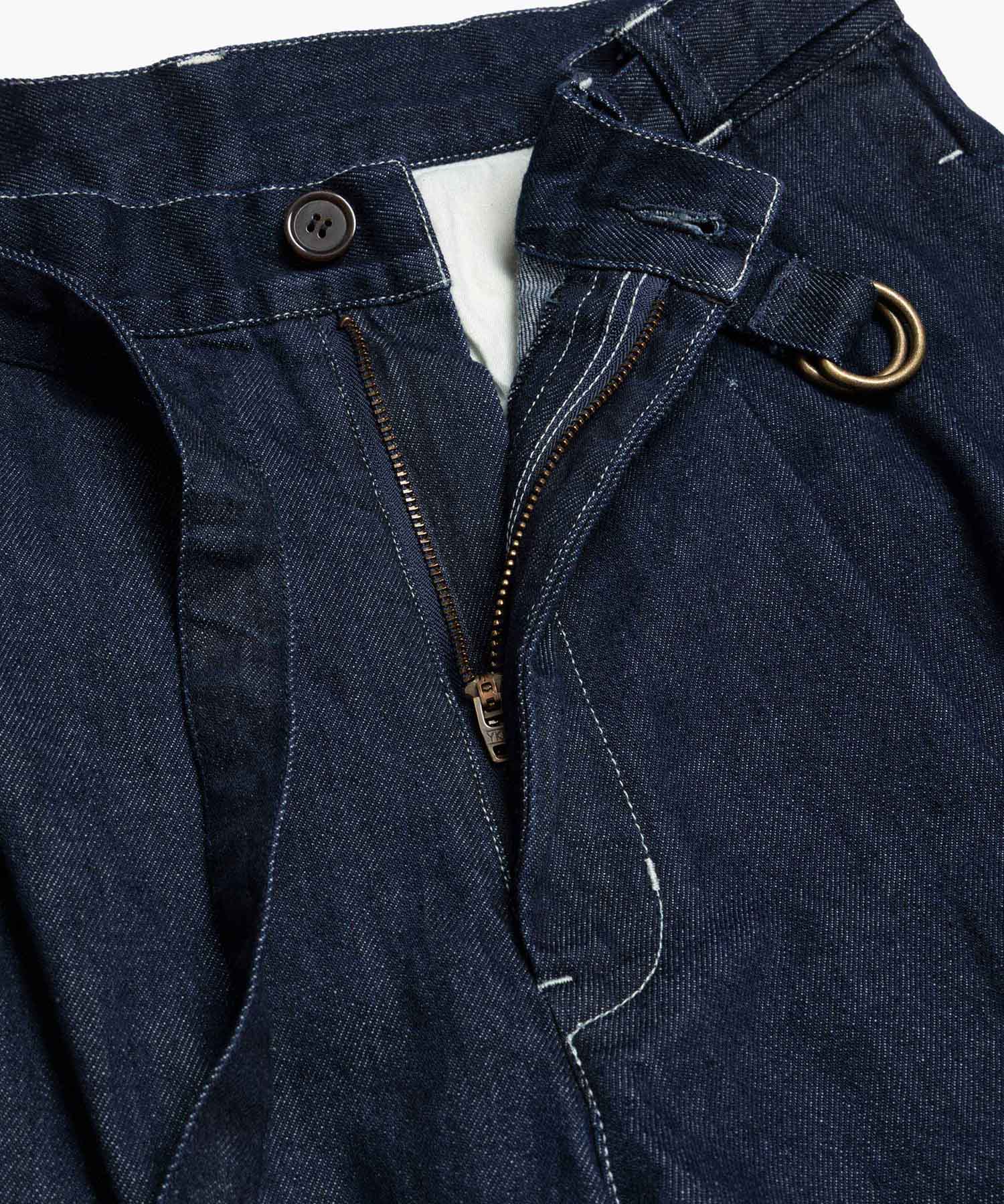 【予約商品】10oz NATURAL SLUB DENIM / BELTED WIDE TAPERD PANTS /M263104