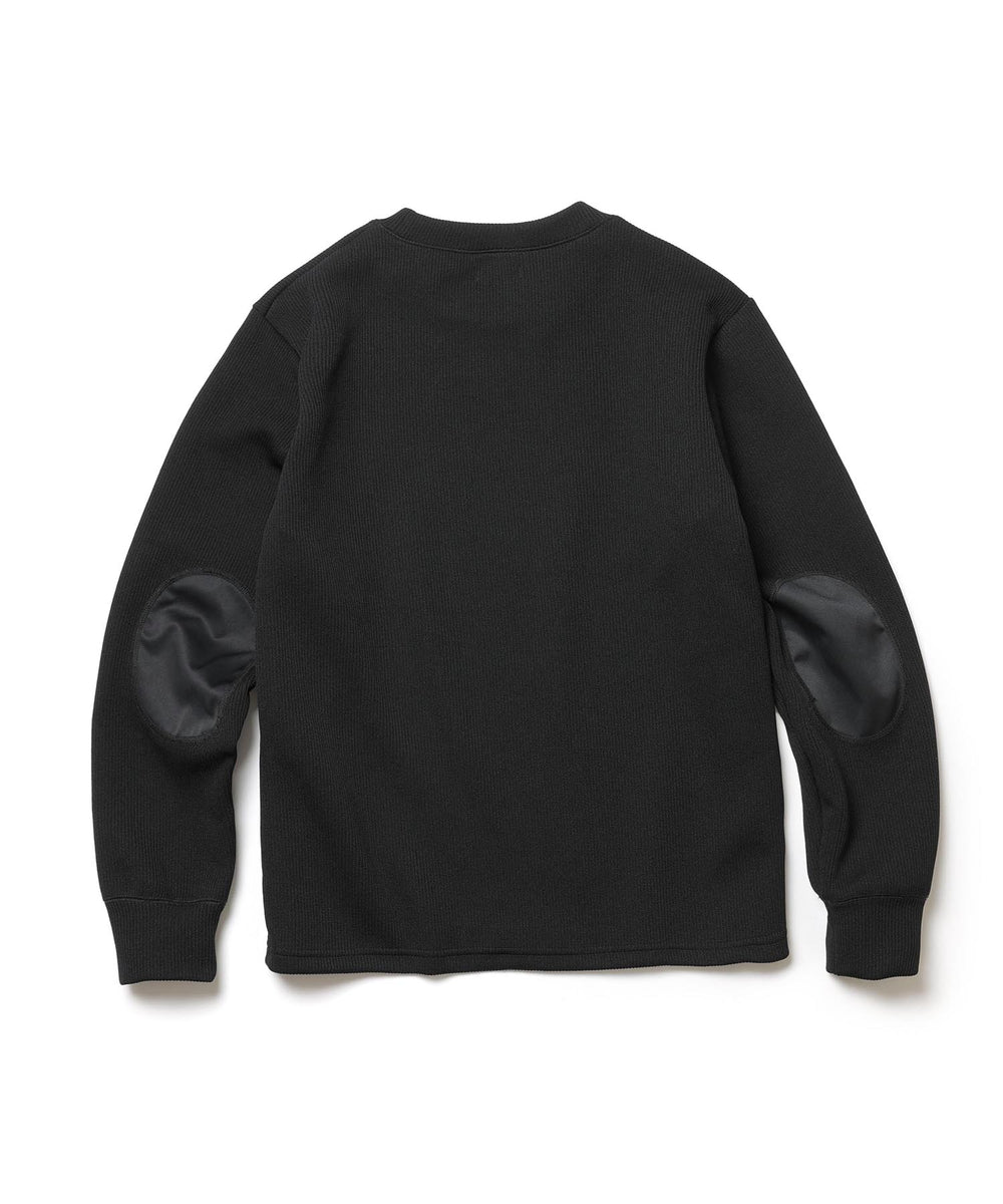 AZE POLYESTER / ELBOW PATCH SHIRT / M253127