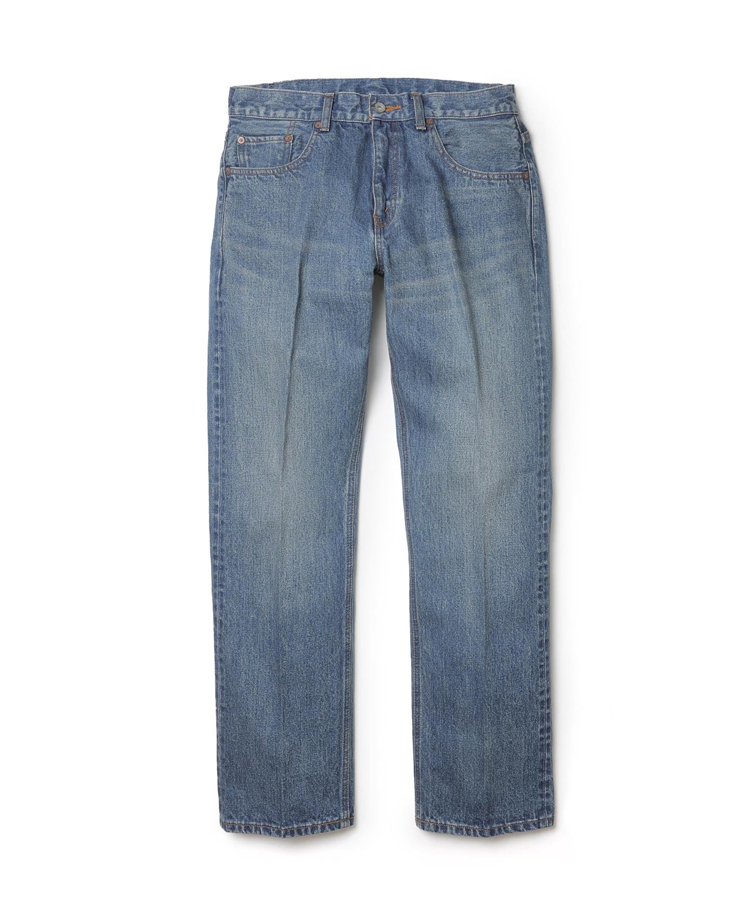 14oz SELVAGE DENIM / USED STANDARD STRAIGHT JEANS / M253108 – MR