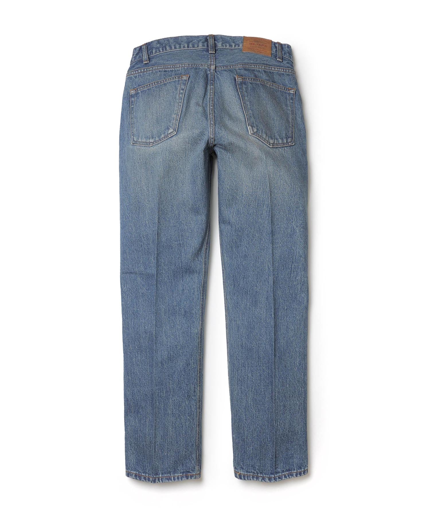 14oz SELVAGE DENIM / USED STANDARD STRAIGHT JEANS / M253108 – MR