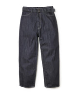 RINSE WASH 12oz CRUNCH DEINIM / WIDE TAPERED BELTED JEANS / M253109