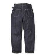 RINSE WASH 12oz CRUNCH DEINIM / WIDE TAPERED BELTED JEANS / M253109