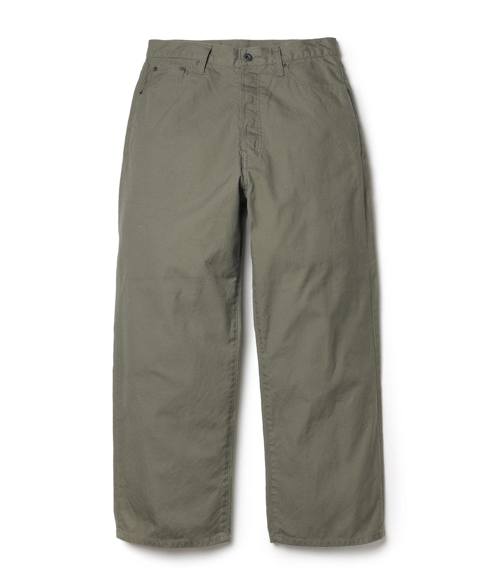 GERMAN DUCK / WASHED WIDE STRIGHT PANTS / M253110