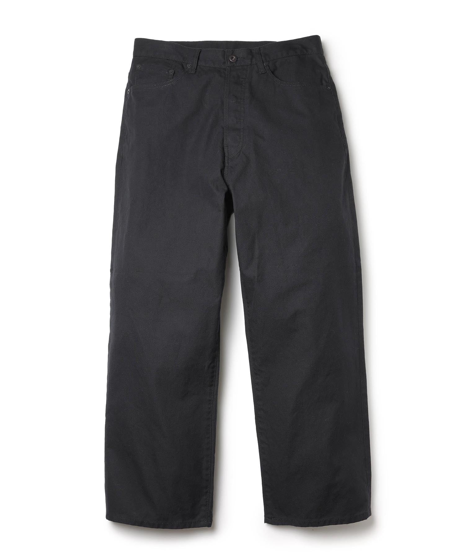 GERMAN DUCK / WASHED WIDE STRIGHT PANTS / M253110