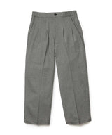 PEACHSKIN STRETCH GABARDINE / 2TACK WIDE EASY PANTS / M253119