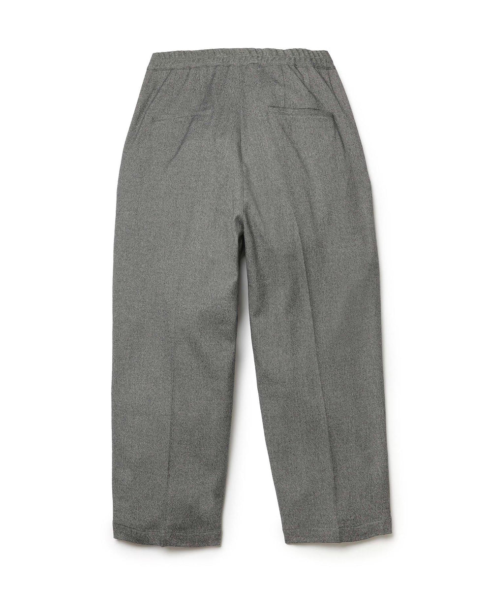 PEACHSKIN STRETCH GABARDINE / 2TACK WIDE EASY PANTS / M253119