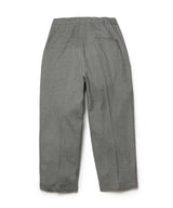 PEACHSKIN STRETCH GABARDINE / 2TACK WIDE EASY PANTS / M253119