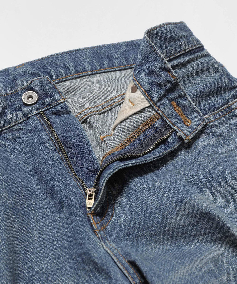 14oz SELVAGE DENIM / USED STANDARD STRAIGHT JEANS / M253108
