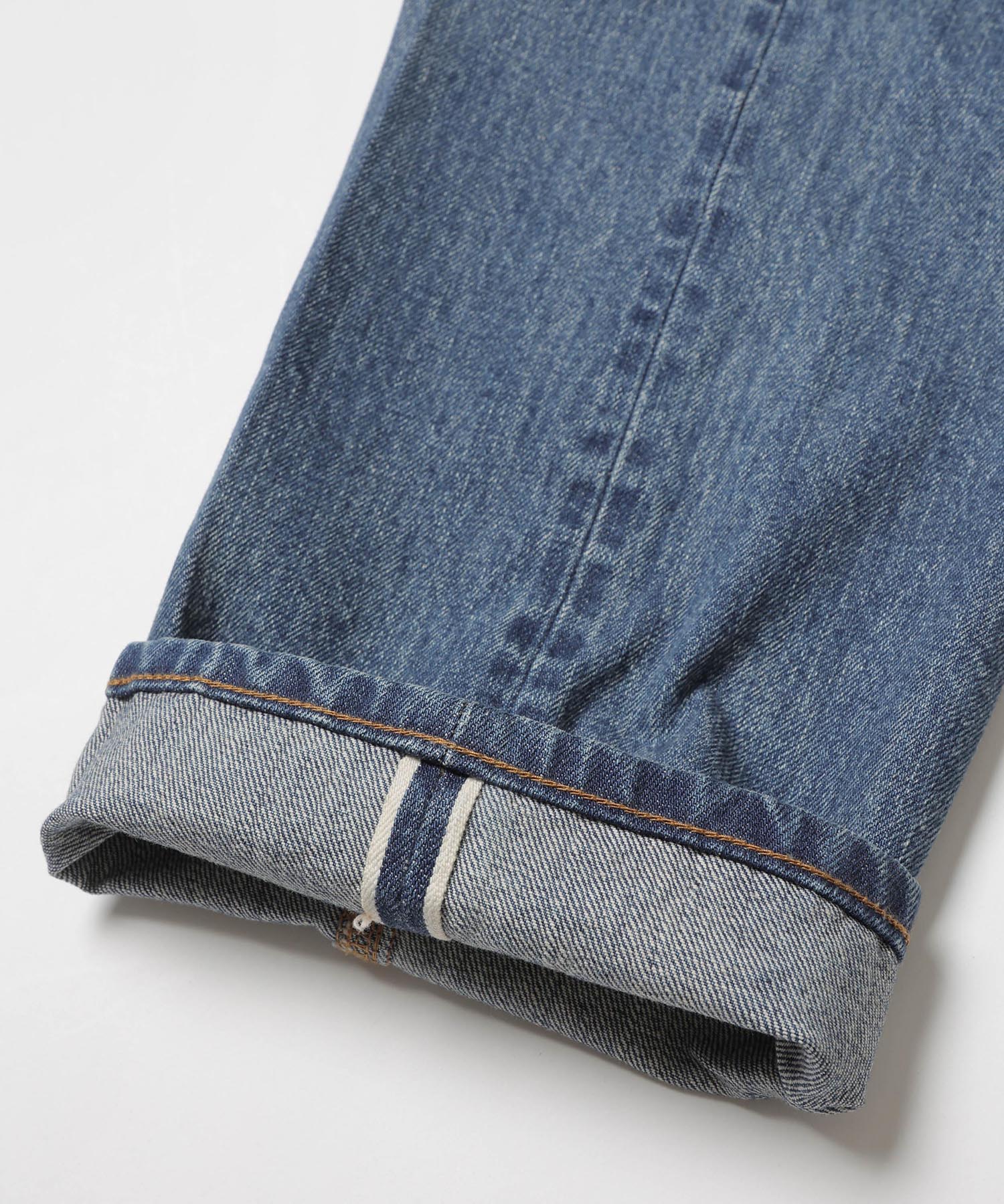 山じい 14oz SELVAGE DENIM / USED STANDARD STRAIGHT JEANS / M253108 – MR