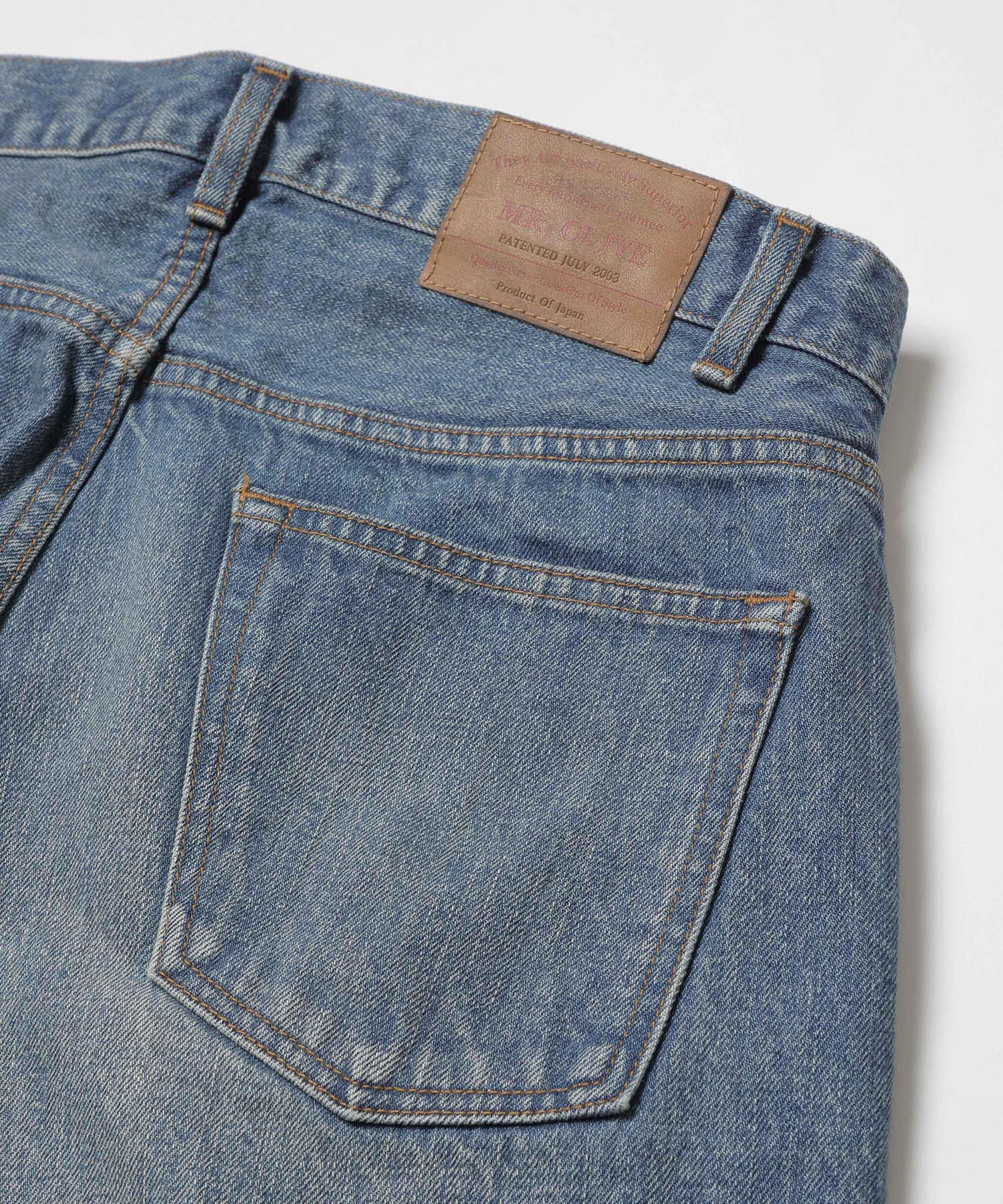 14oz SELVAGE DENIM / USED STANDARD STRAIGHT JEANS / M253108 – MR