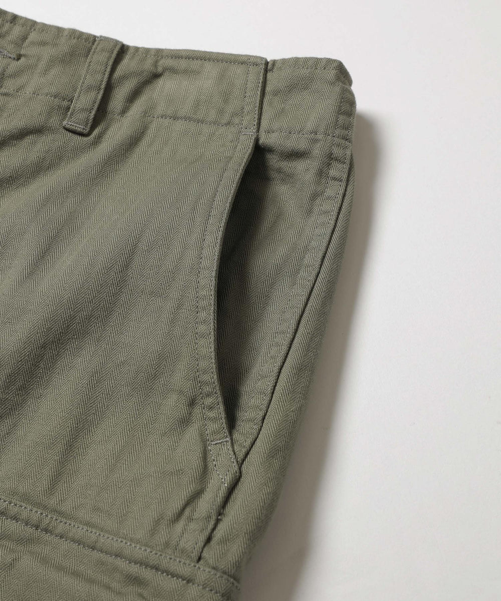 US NAVY HERRINGBONE / M-65 FIELD CARGO PANTS / M253117