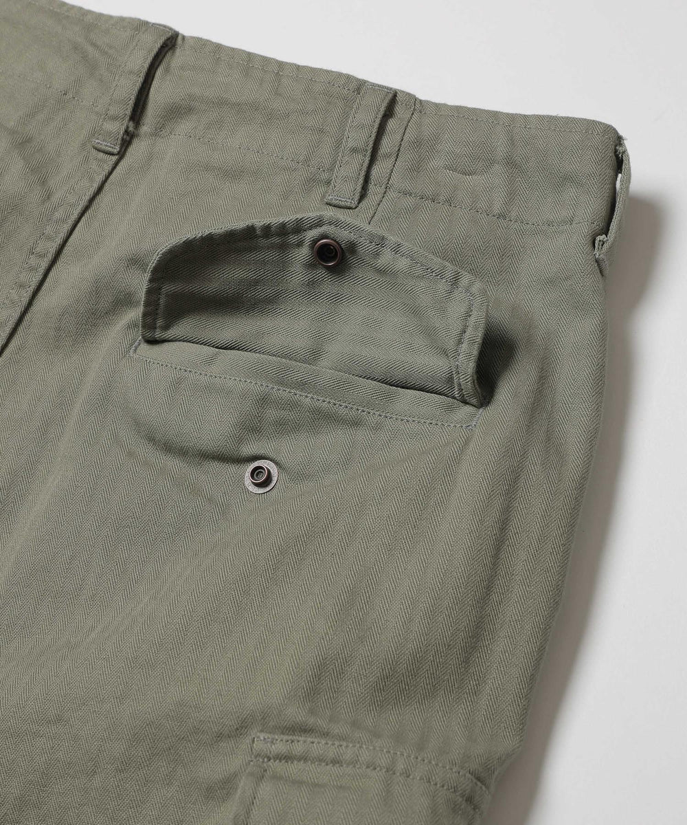 US NAVY HERRINGBONE / M-65 FIELD CARGO PANTS / M253117