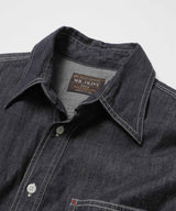 6oz DENIM / RINSE WASH SERVICEMAN SHIRT / M253104