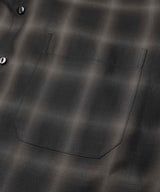 TENCEL CHECK / SQUARE REGULAR COLLAR SHIRT / M253102