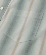 VINTAGE RAYON STRIPE / REGULAR COLLAR SHIRT / M253103