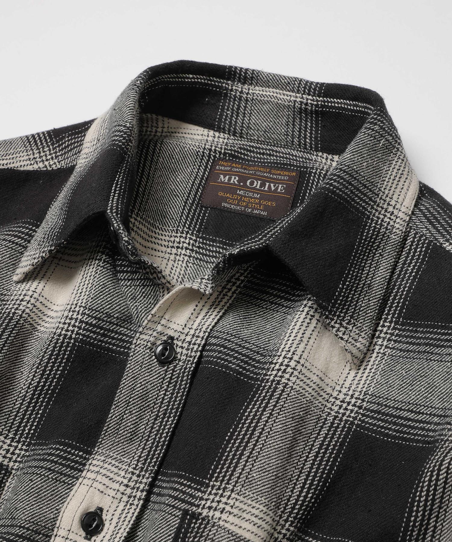 OMBRE CHECK NEL / WORK SHIRT / M253120