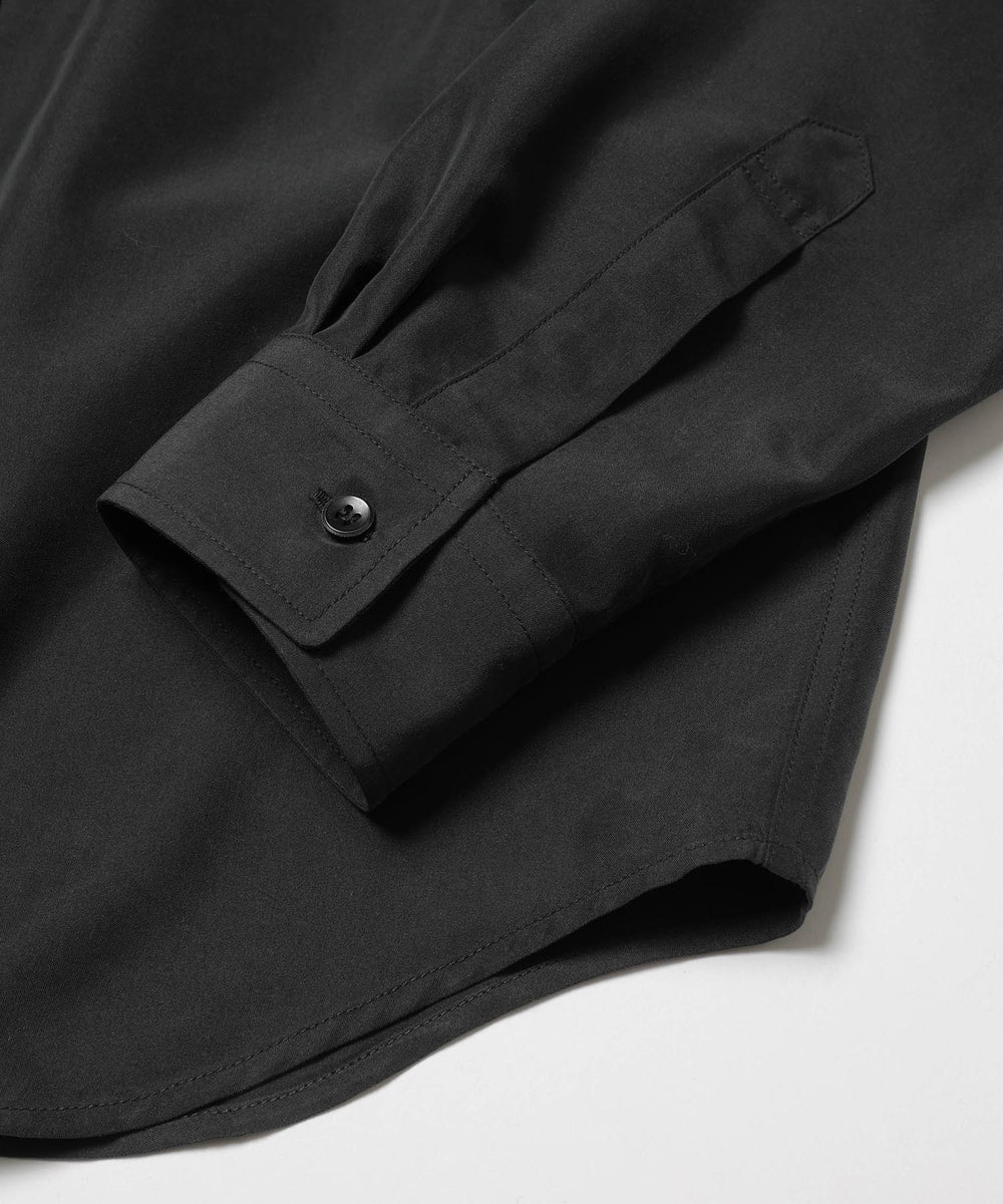 T/R POWDER POPLIN CLOTH / REGULAR COLLAR SHIRT / M253101