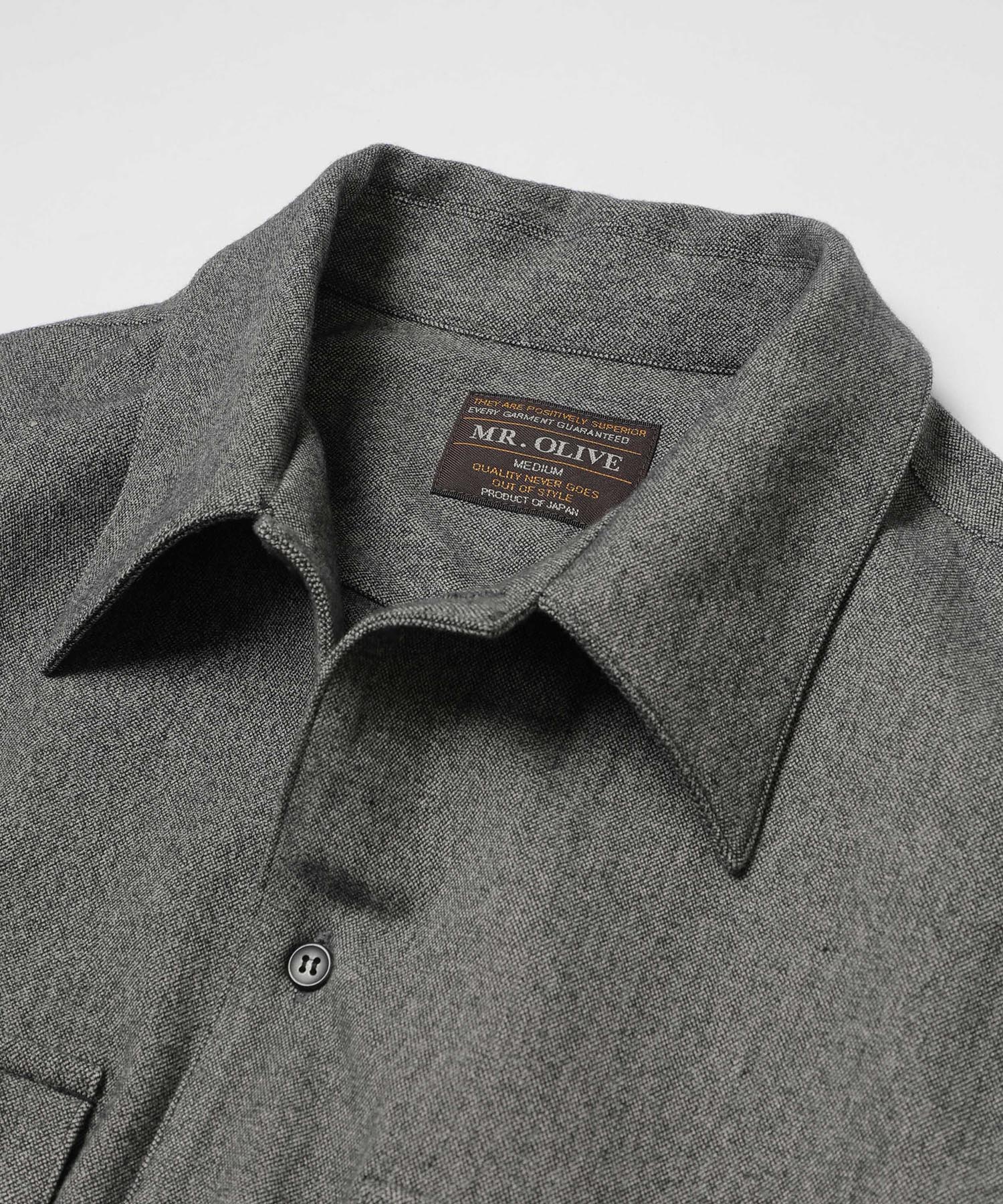 PEACHSKIN STRETCH GABARDINE / CPO SHIRT / M253118
