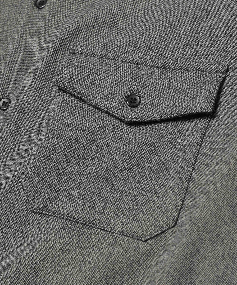 PEACHSKIN STRETCH GABARDINE / CPO SHIRT / M253118