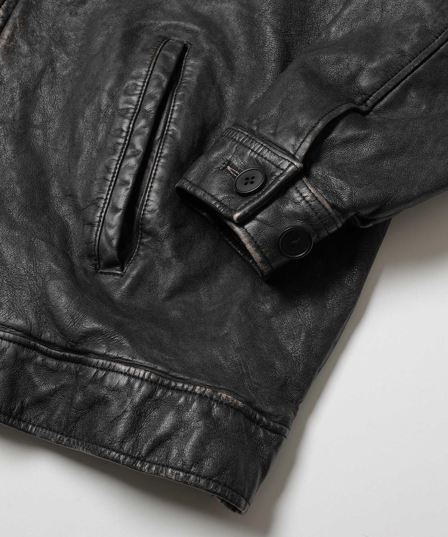 VINTAGE CRAFT SHEEP LEATHER / OVERSIZE RIDERS / M253122