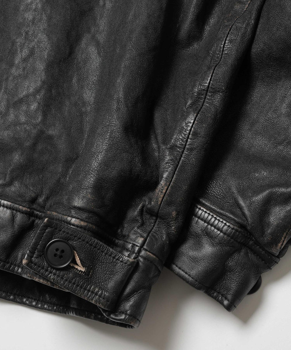 VINTAGE CRAFT SHEEP LEATHER / OVERSIZE RIDERS / M253122