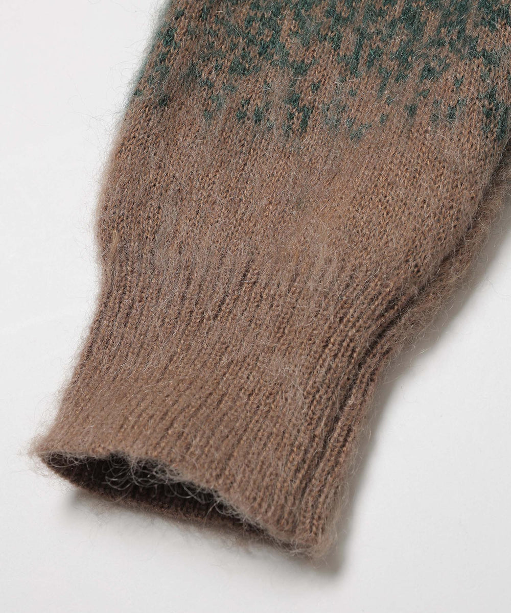 GRADATION MOHAIR KNIT / 6-BUTTON CARDIGAN / M253139