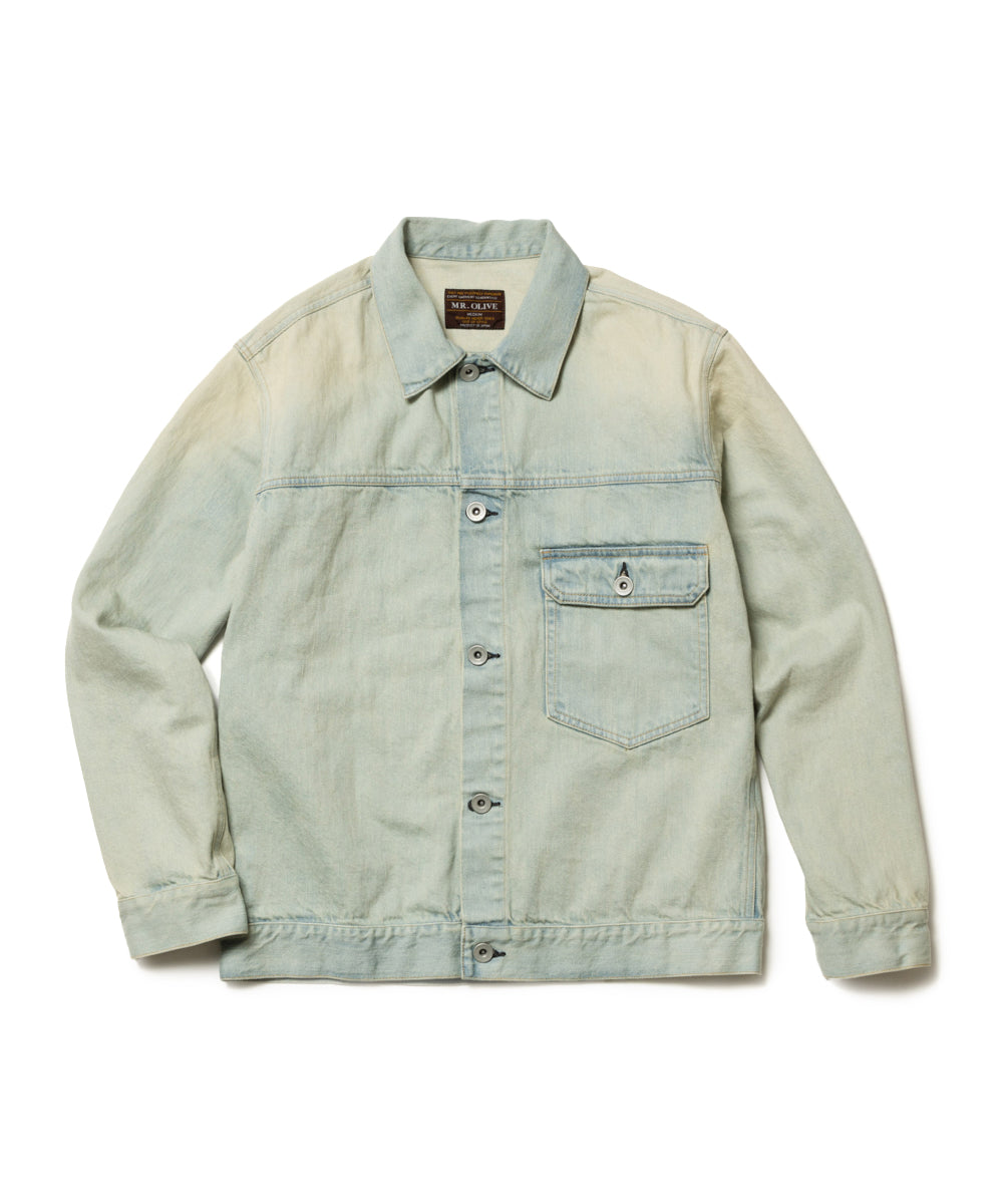 HAND CRAFT BLEACH DENIM / TYPE-1 G-JACKET