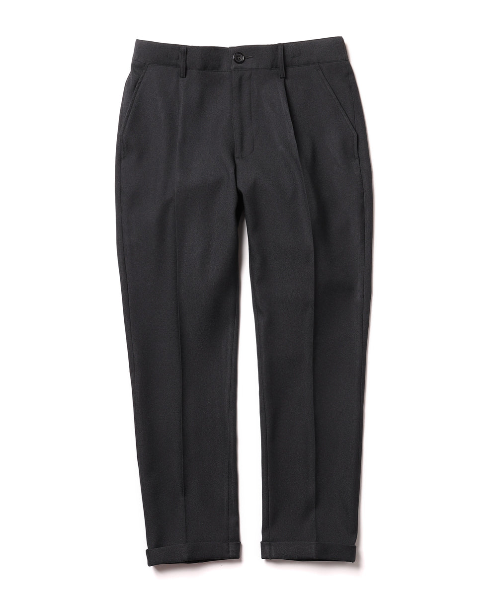 MR.OLIVE / RETORO POLYESTER TWILL / EASY ONE PLEATS STA-PREST TAPERED PANTS / M-222120