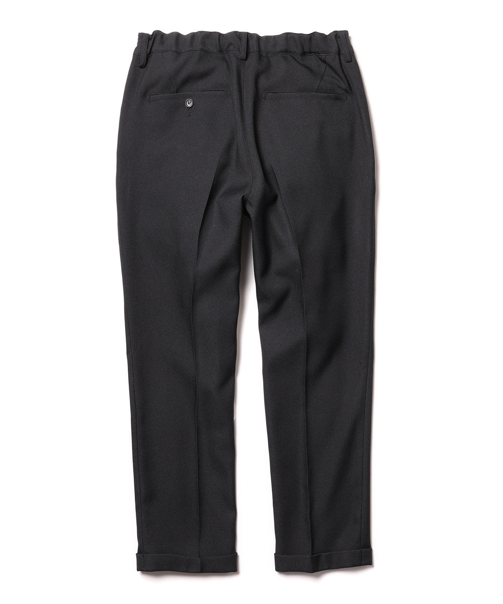MR.OLIVE / RETORO POLYESTER TWILL / EASY ONE PLEATS STA-PREST TAPERED PANTS / M-222120