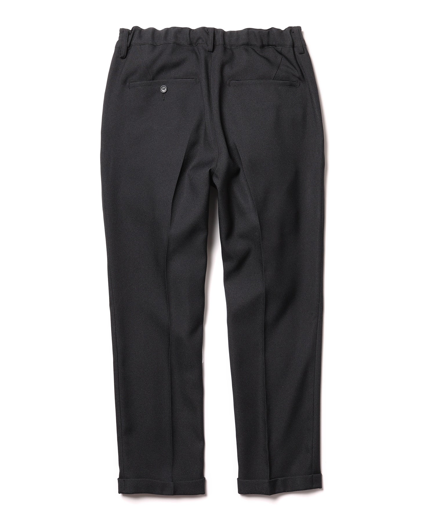 MR.OLIVE / RETORO POLYESTER TWILL / EASY ONE PLEATS STA-PREST TAPERED PANTS / M-222120