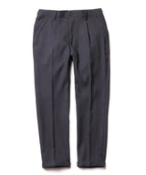 MR.OLIVE / RETORO POLYESTER TWILL / EASY ONE PLEATS STA-PREST TAPERED PANTS / M-222120