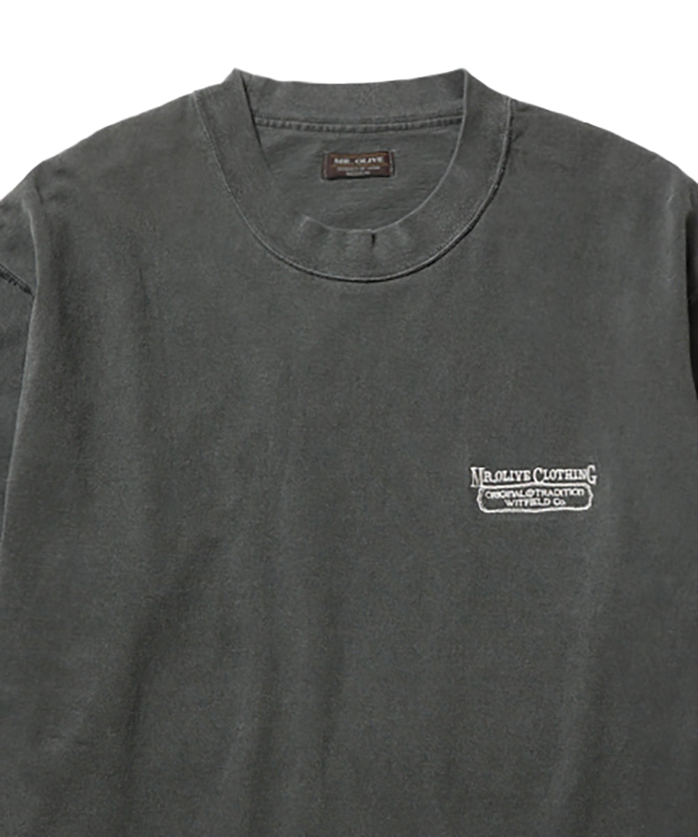 USED 17/1 EMERALD COTTON / EMBROIDERY S/S T-SHIRT