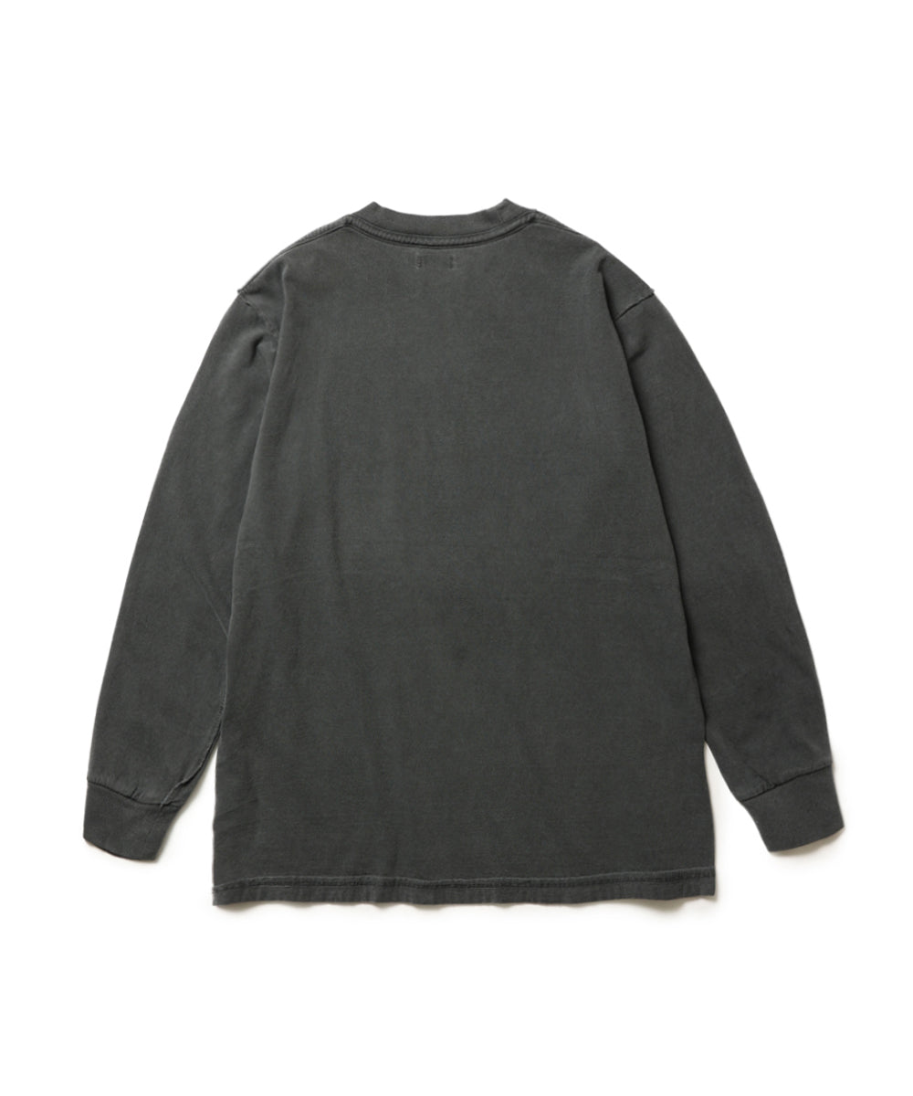 USED 17/1 EMERALD COTTON / GSH PRINT L/S T-SHIRT