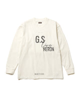 USED 17/1 EMERALD COTTON / GSH PRINT L/S T-SHIRT