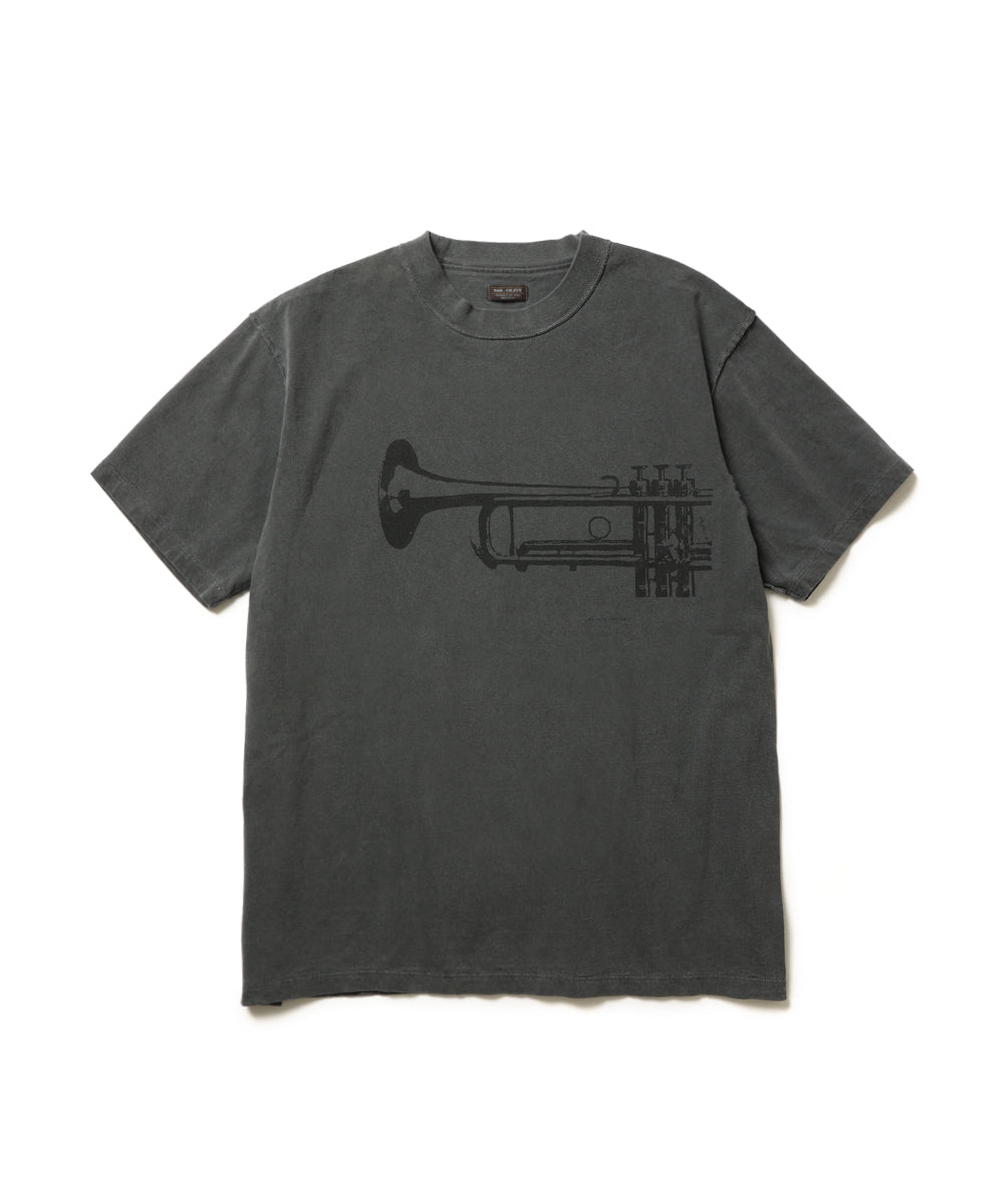 USED 17/1 EMERALD COTTON / TRUMPET S/S T-SHIRT