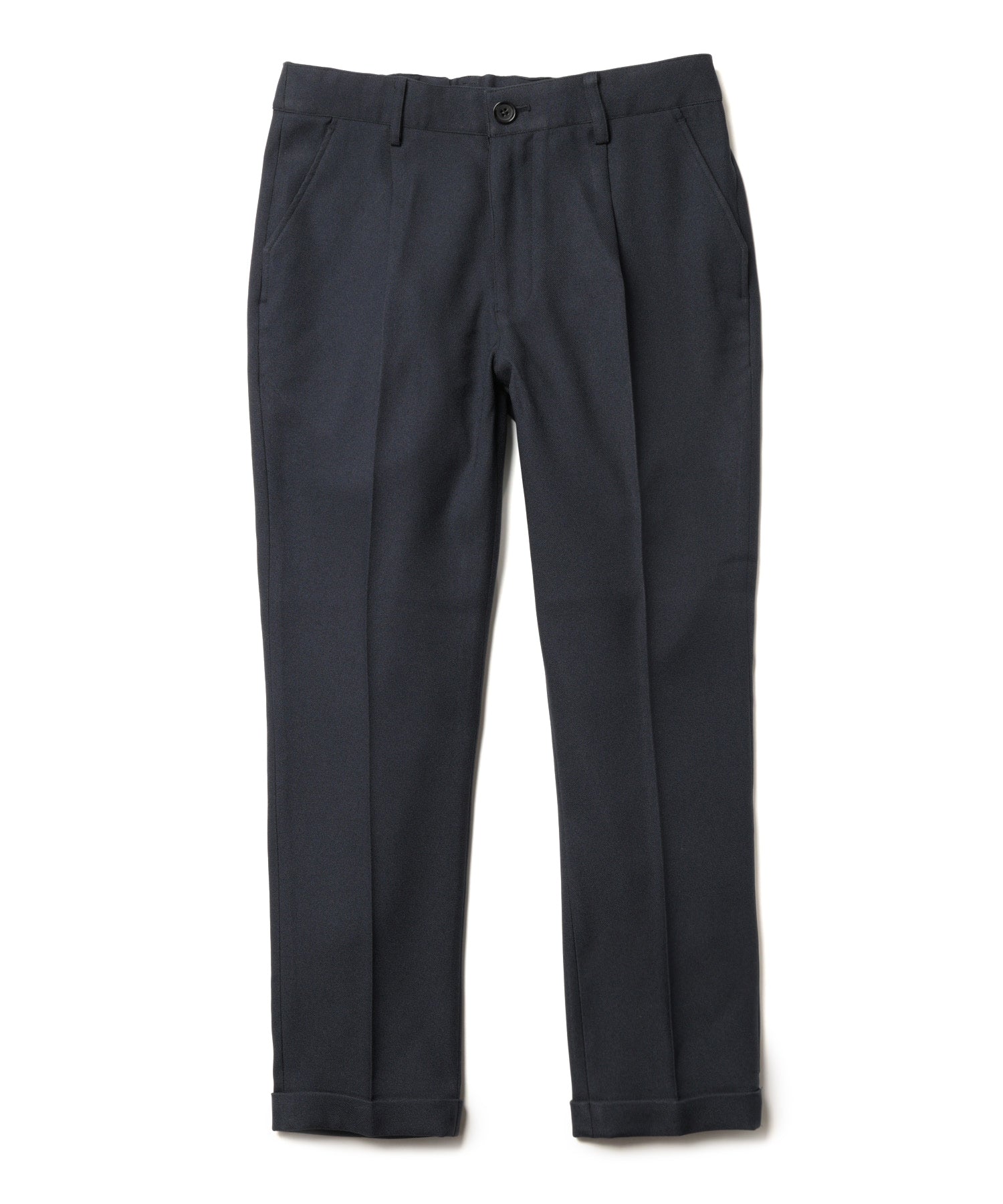 MR.OLIVE / RETORO POLYESTER TWILL / EASY ONE PLEATS STA-PREST TAPERED PANTS / M-222120