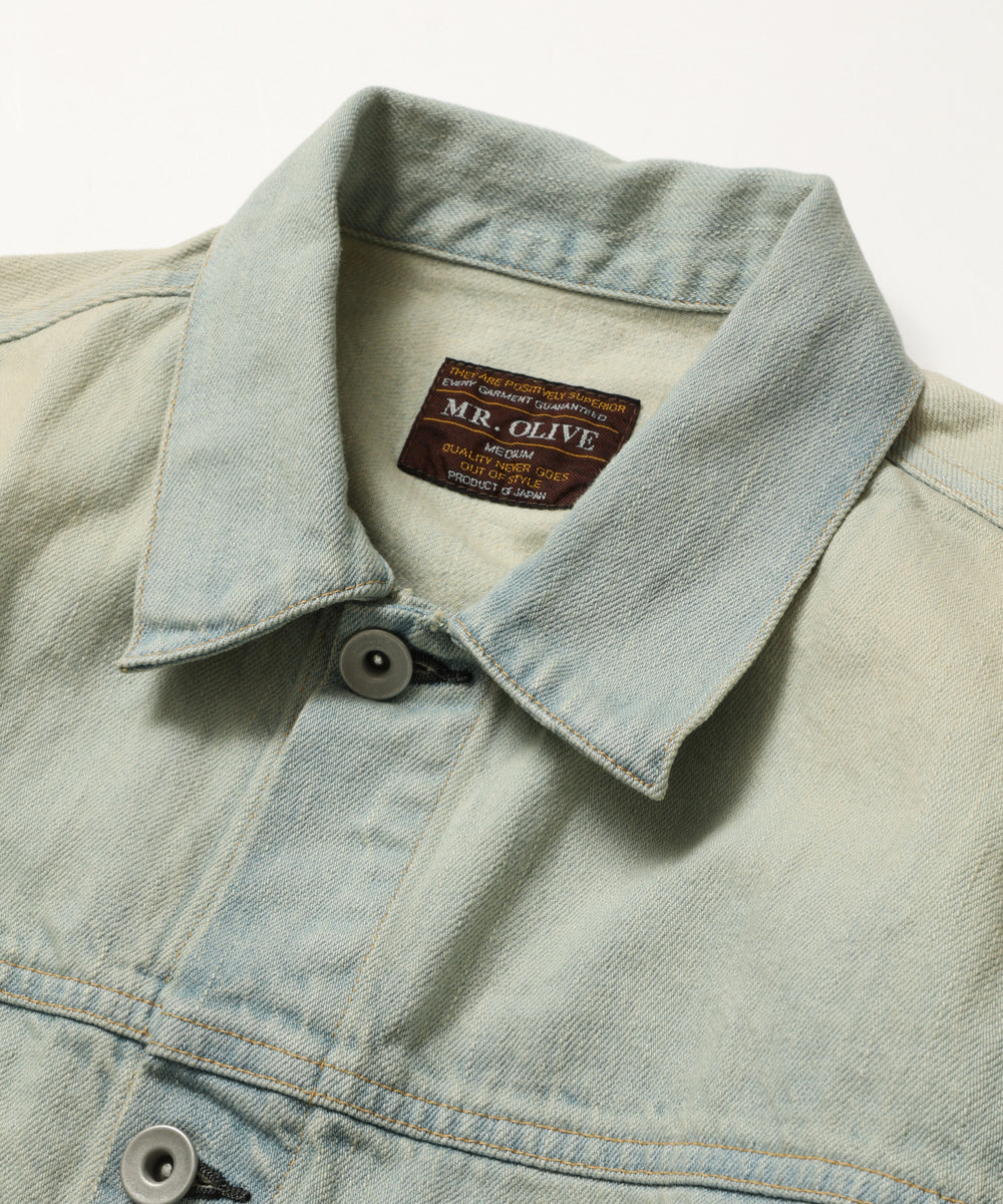 HAND CRAFT BLEACH DENIM / TYPE-1 G-JACKET