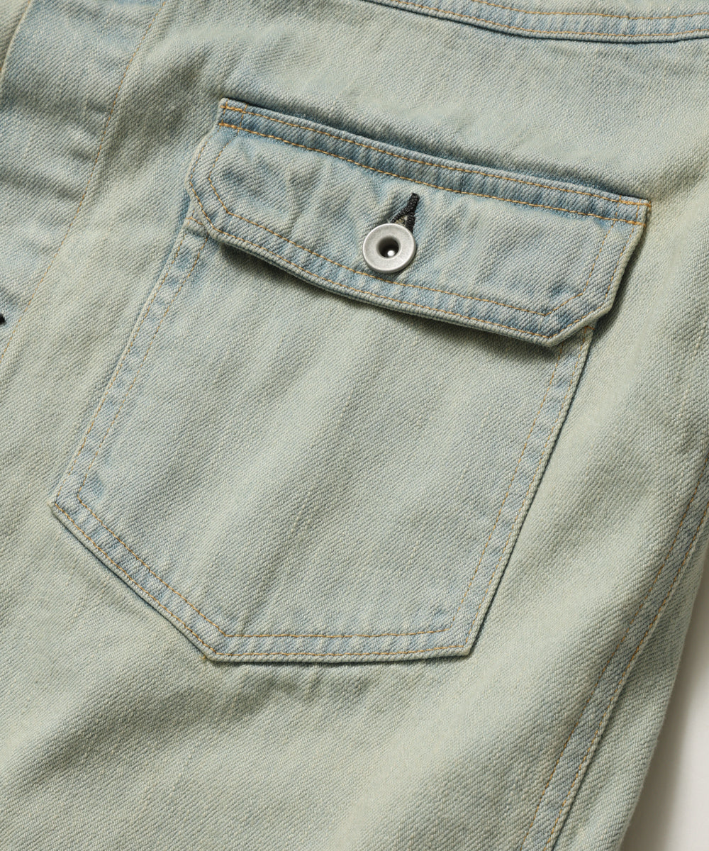 HAND CRAFT BLEACH DENIM / TYPE-1 G-JACKET