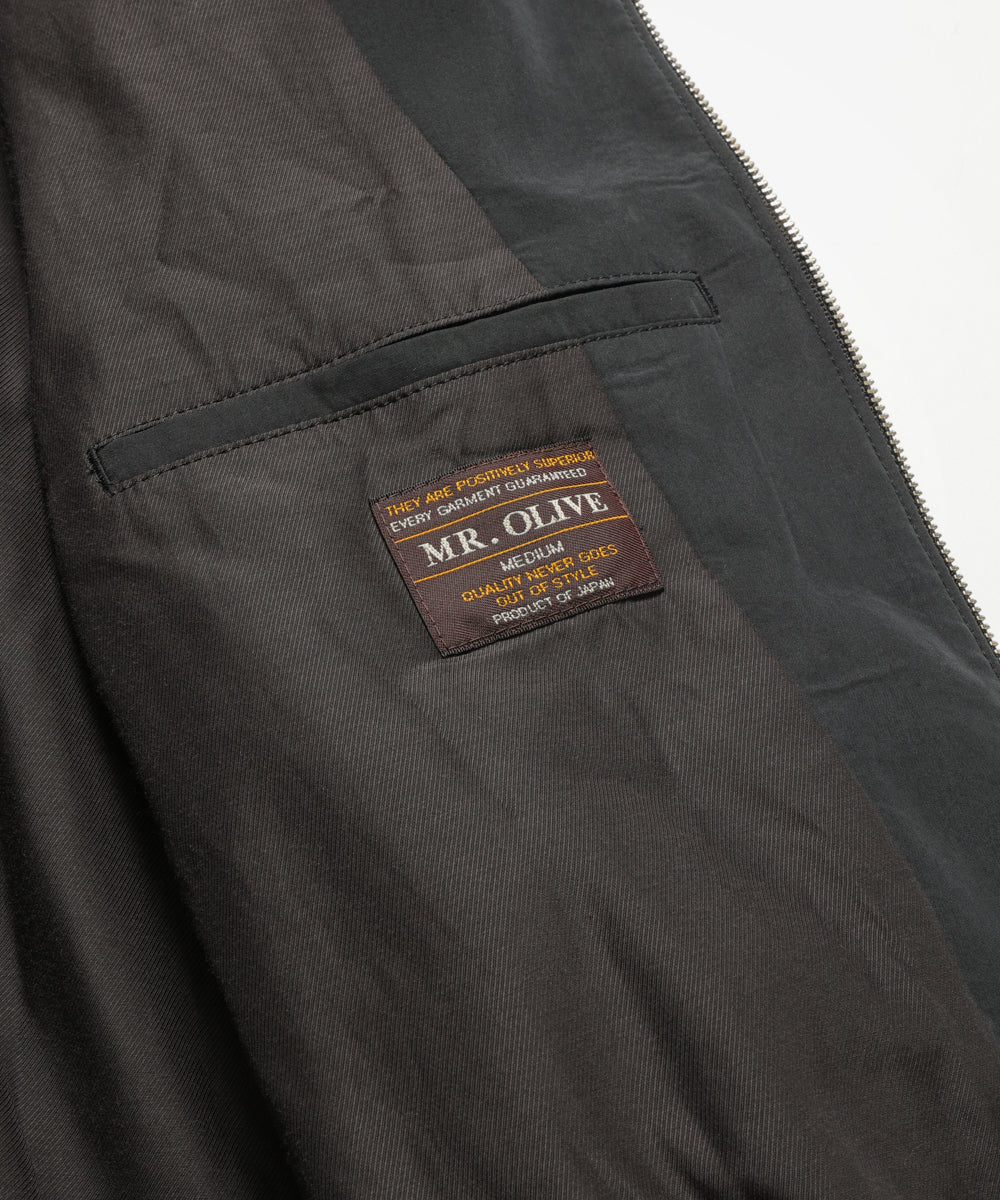 T/R POWDER CLOTH / TRACK JACKET