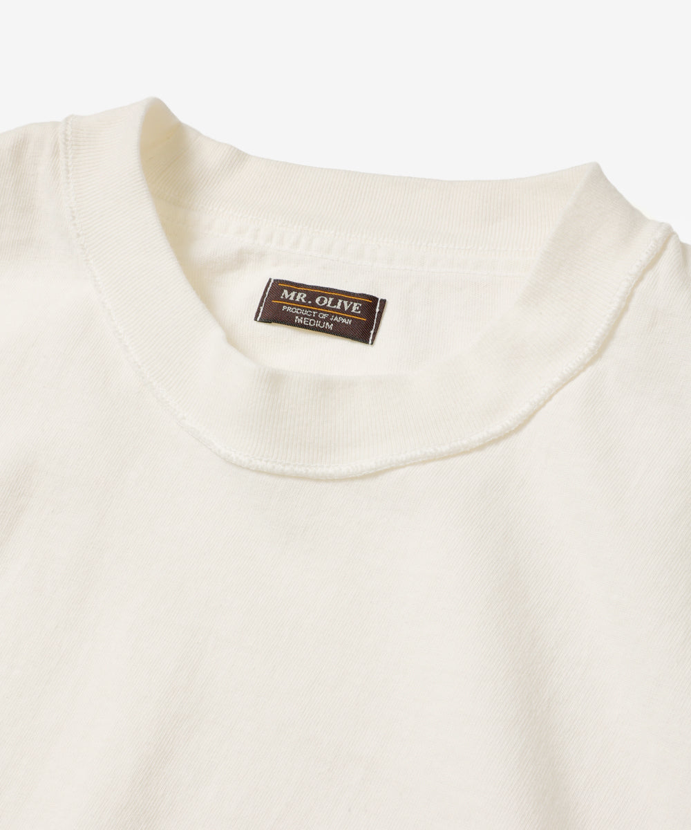 USED 17/1 EMERALD COTTON / EMBROIDERY L/S T-SHIRT
