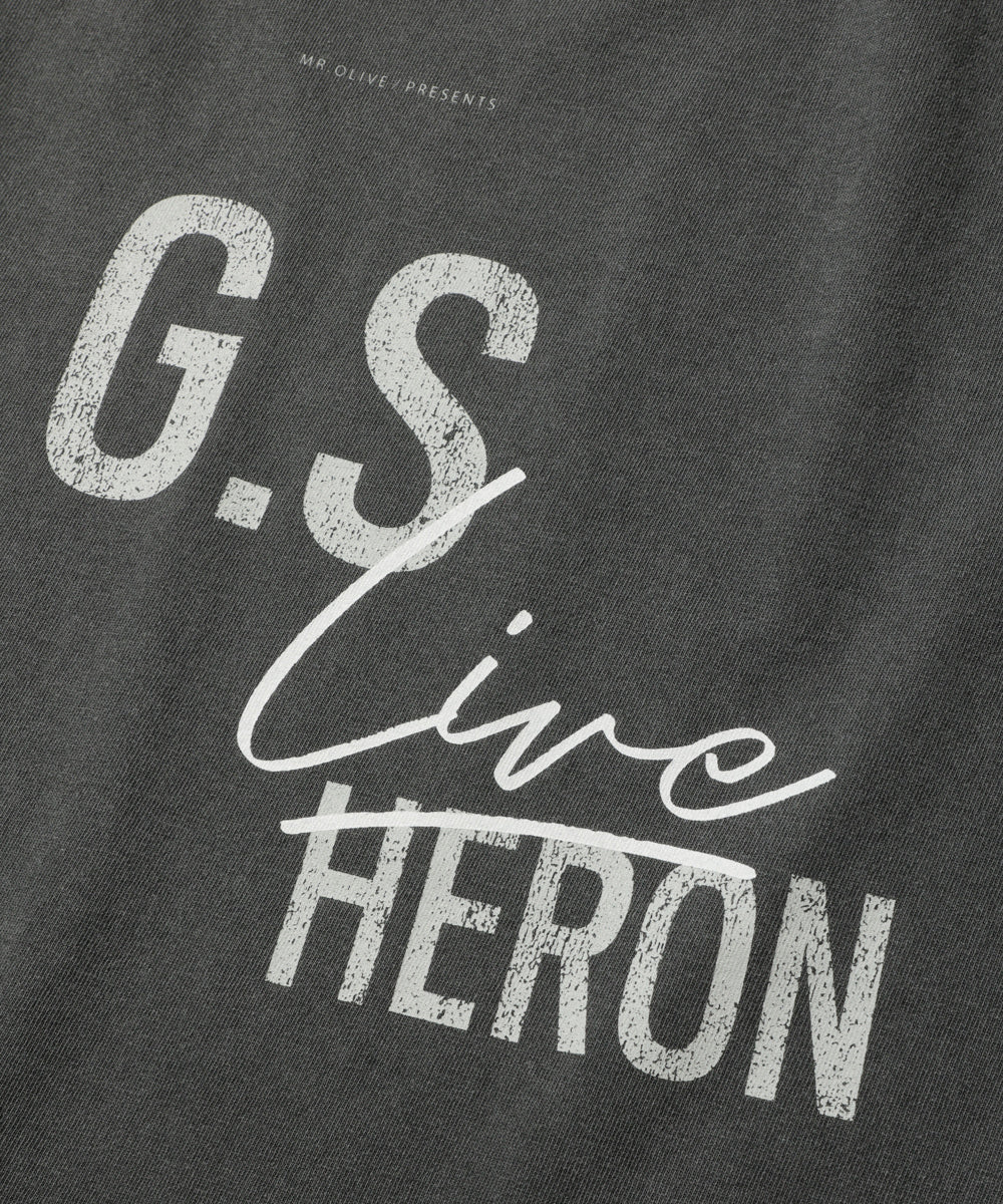 USED 17/1 EMERALD COTTON / GSH PRINT L/S T-SHIRT