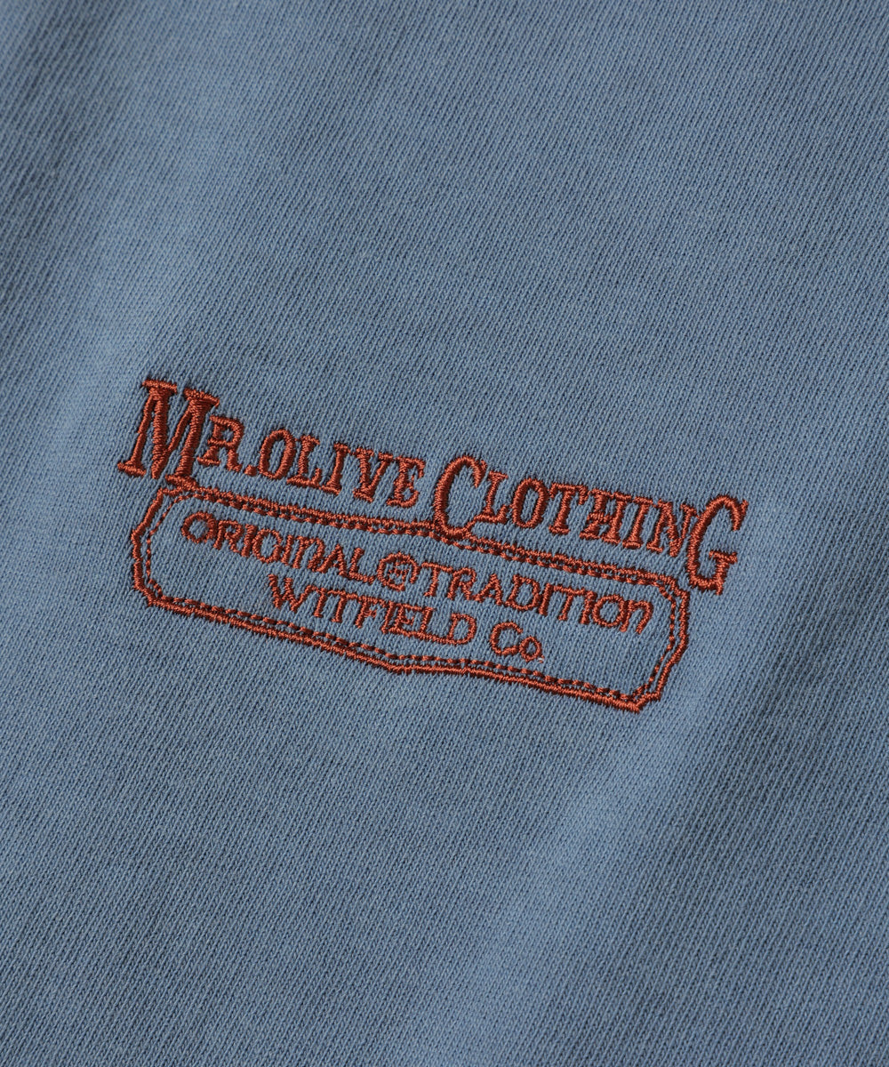 USED 17/1 EMERALD COTTON / EMBROIDERY S/S T-SHIRT